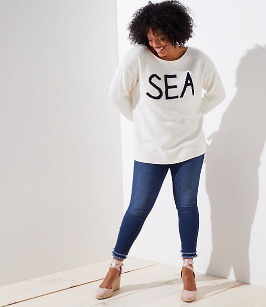 LOFT Plus Sea Sweater | LOFT