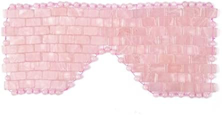 ideayard Jade Eye Mask Rose Quartz Cooling Jade Sleep Eye Mask 100% All Natural Soothe Stone Eye ... | Amazon (US)