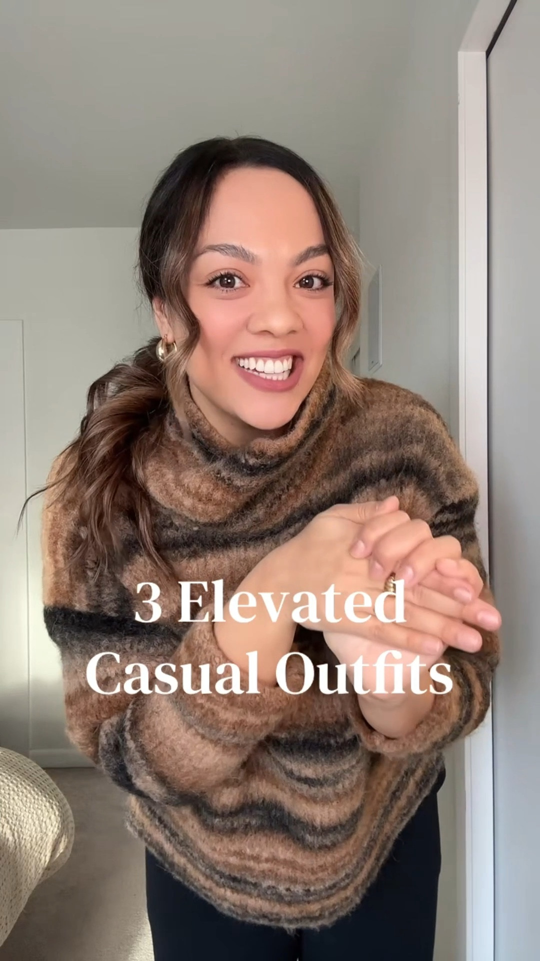 Elevated casual outfits!

Outfit 1:
-Banana Republic alpaca wool turtleneck sweater, I have a size medium.
-Aritzia black pull on pants, I have a size medium.
-Poppy Barley brown suede loafers.
-Coach suede Brooklyn shoulder Baig.
-Oak + Fort brown suede look trenchcoat, I have a size M/L.
-Celine Triomphe sunglasses.

Outfit 2:
-Lululemon black leggings, I have a size 8.
-Poppy Barley black leather knee-high pointed boots. I have calf with three.
-H&M gray oversize turtleneck, I have a size medium.
-Gray oversize coat, similar linked.

Outfit 3:
-Black long coat, similar options linked.
-Citizens of Humanity baggy jeans in a medium wash, I have size 29.
-Gap 100% cotton cream, crewneck sweater, I have a size large.
-Zara cow print flats.
-Aritzia red triangle scarf.



#LTKcanada #LTKstyletip #LTKwinter