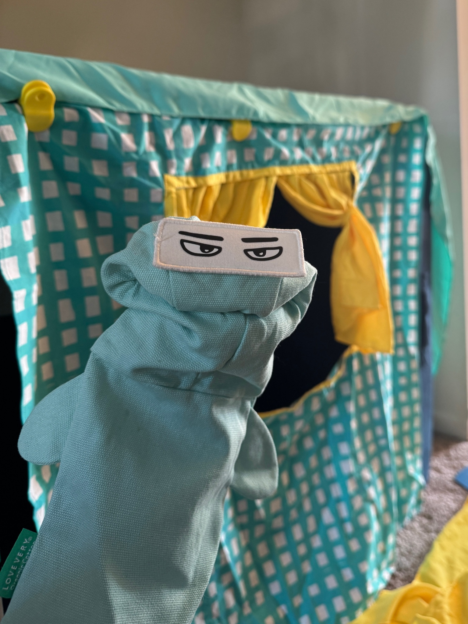 turned our figgy play couch into a puppet show tent with the lovevery puppet show kit 🎪
#toddleractivities #playroom #montessori #playcouch 

#LTKBacktoSchool #LTKHome #LTKFamily