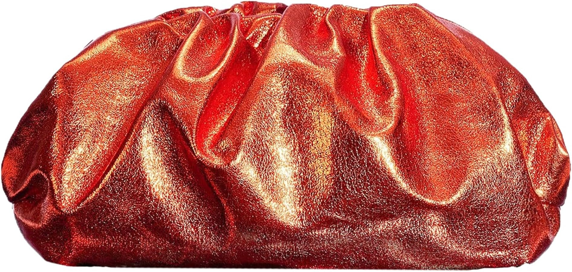 PHILOMENA Dressy Vegan Leather Clutch Purse for Women, Soft Pleated PU Evening Purse for Weddings... | Amazon (US)