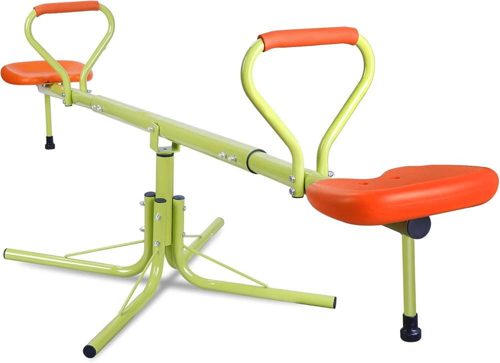 JupiterForce Seesaw for Kids, Teeter Totter with 360 Degree Rotating, Playground Equipment for Ou... | Amazon (US)