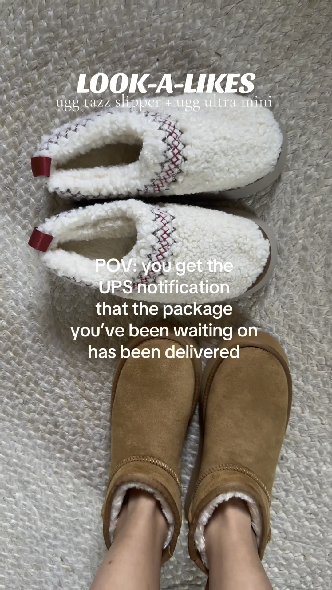 Ugg best seller look-a-likes! 

Gifts for her
Gift guide
Christmas gifts
Wish list 
Christmas wish list
Gifts for mom
Gifts for MIL
Gifts for sister
Gifts for wife
Gifts for girlfriend 

#LTKstyletip #LTKGiftGuide #LTKfindsunder50