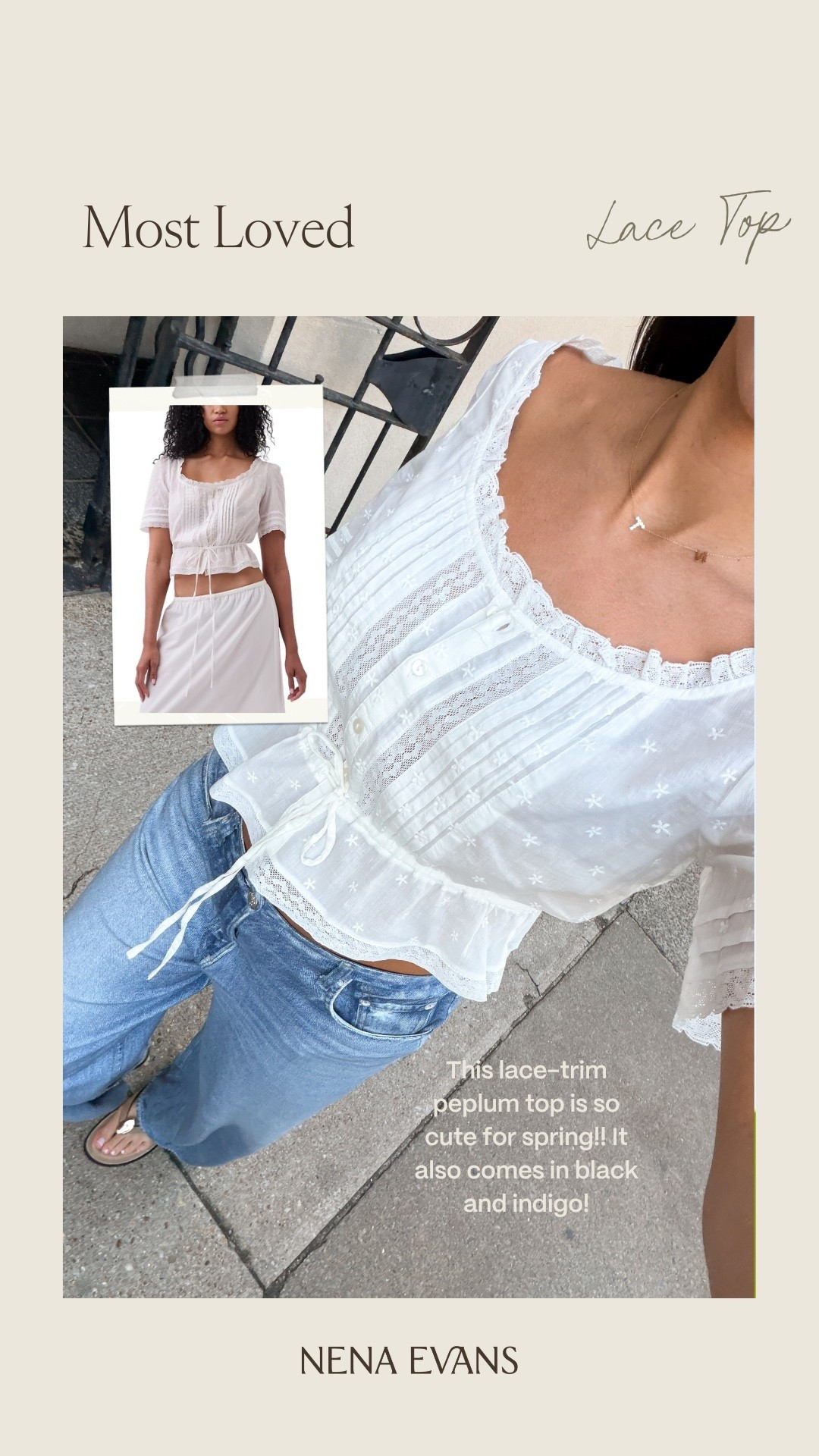 Your most loved last week!! Wearing size S lace top, size 29 jeans (run big, size down) 

Spring outfit, spring style, spring fashion, weekend outfit, dinner outfit, date night outfit, gap outfit, mom outfit 

#LTKootd #LTKmomlife #LTKSeasonal