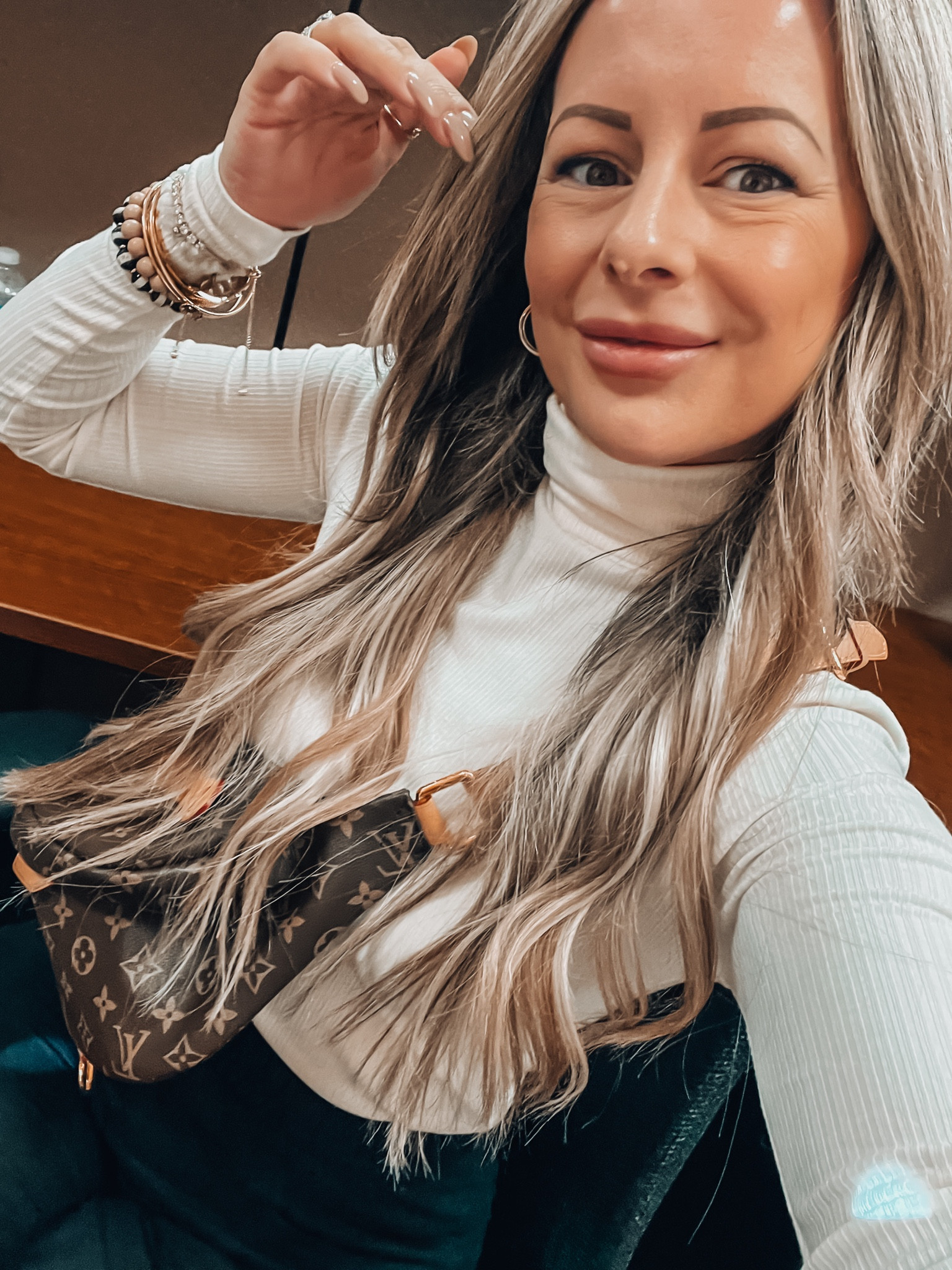 Ootd — outfit inspo. Turtle neck and joggers 

#LTKSeasonal #LTKfindsunder50 #LTKshoecrush