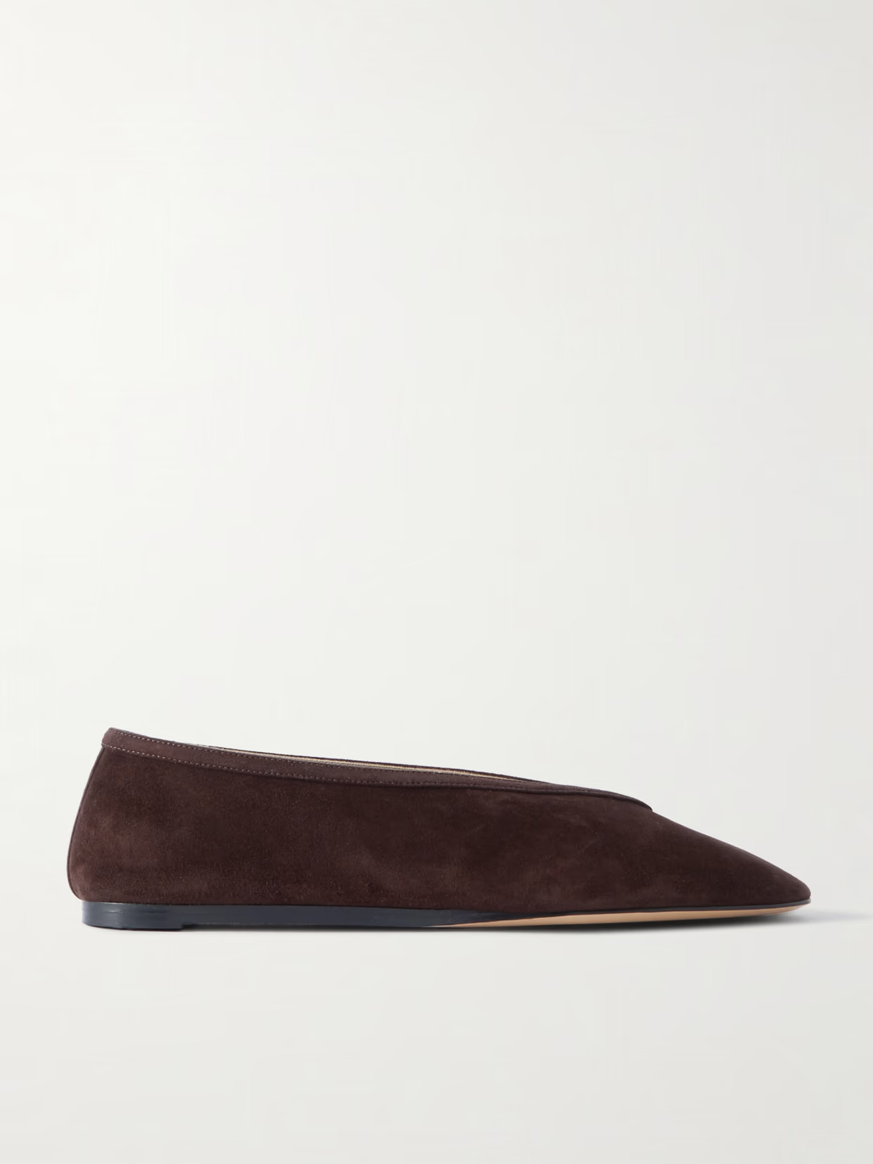 Le Monde Béryl - Luna Suede Ballet Flats - Brown | NET-A-PORTER (UK & EU)