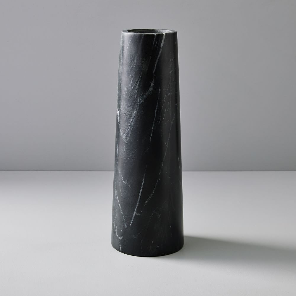 Foundations Marble Cylinder Vases | West Elm (US)