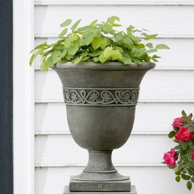 Williamsburg Cast Stone Urn Planter | Wayfair North America