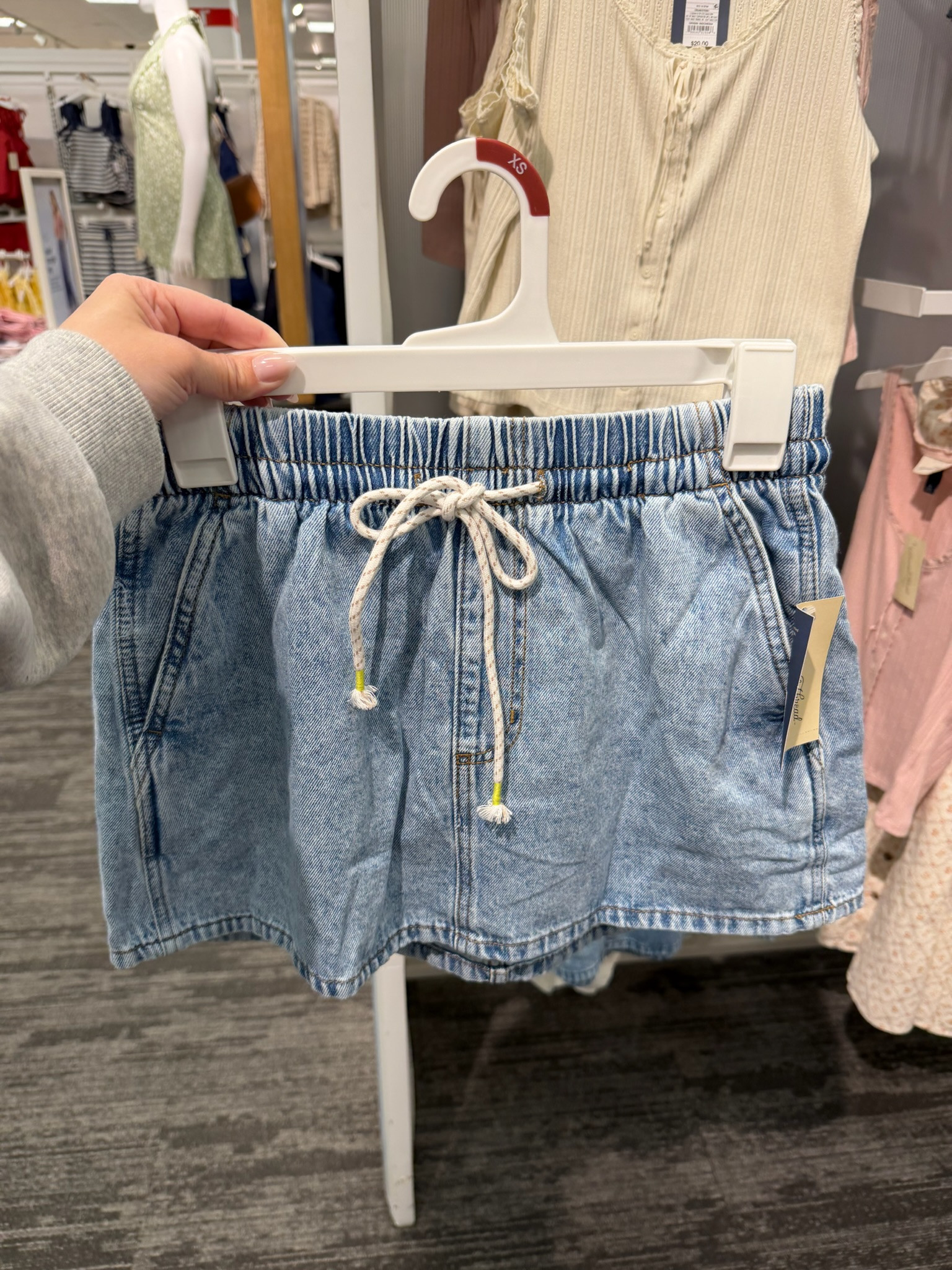 Target new arrival! Drawstring denim is one of the biggest trends right now, and this little denim skirt is such a cute way to wear it for summer. 

summer outfits, summer dresses, travel outfits, vacation outfits beach, date night outfits, country concert outfits, work outfits, business casual workwear, plus size fashion, wedding guest dress summer, Target new arrival, Target style, denim skirt, drawstring denim, drawstring trend, Universal Thread, casual outfits, vacation style, summer fashion, Target finds
 

 #LTKgrwm #LTKootd #LTKSeasonal