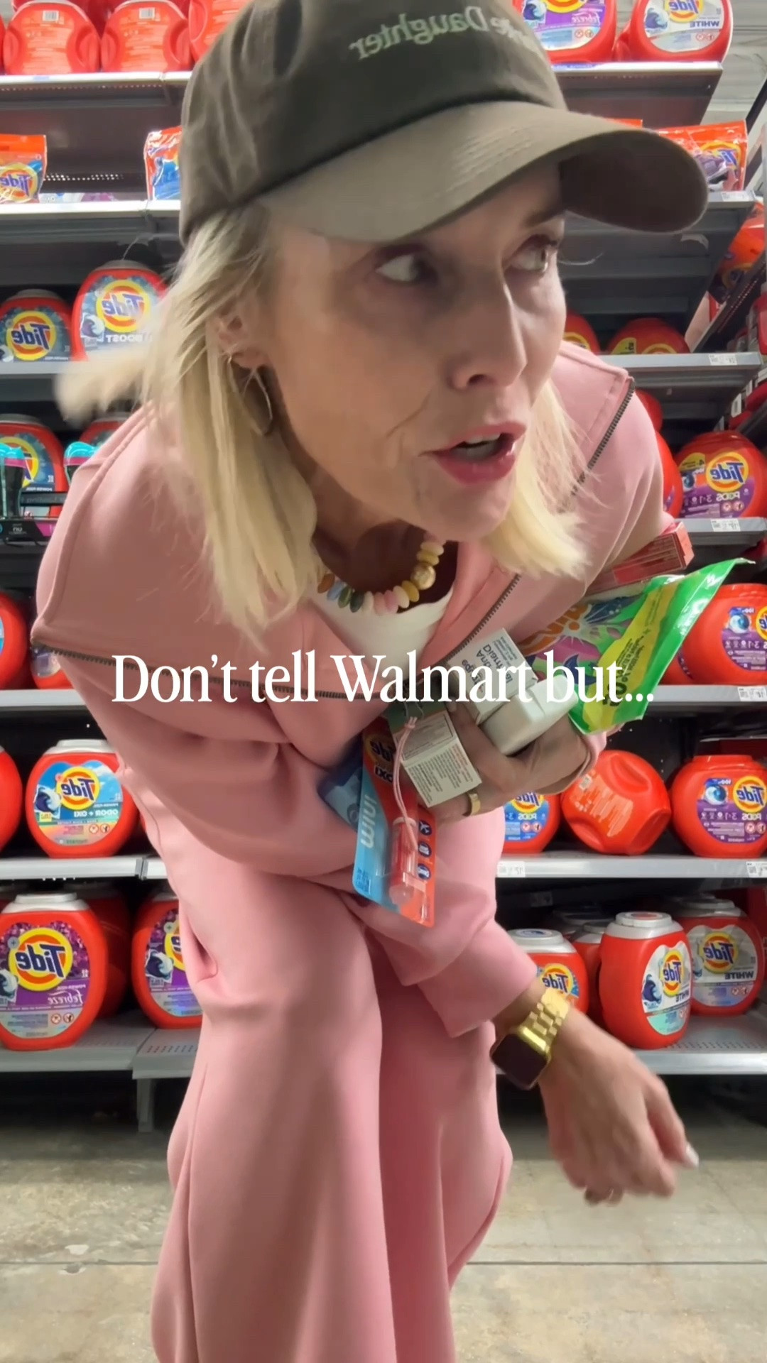 Don't tell Walmart… but I had to sneak in and show y'all this Amazon find. 👀

I was just running in for a quick errand, but this outfit was too good not to share. I kept looking over my shoulder hoping nobody I knew rounded the corner. 😂 If you're local and happened to catch me filming in the middle of Walmart... let's just keep that between us.

This Amazon set has that buttery-soft, elevated feel we all love. The quarter-zip is so flattering, the pants have a real drawstring and pockets (always a win), and it looks so much more expensive than it is. It comes in 15 colors, sizes XS–XL, and I'm wearing the medium for reference.


#midlifestyle #amazonlookforless #amazonfashion #fashionover50 #founditonamazon

#LTKootd #LTKstorytime #LTKTall