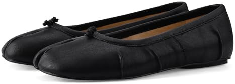 Tabi Ballet Flats for Women Dressy Casual Shoes Split Toe Wide Flats Light Weight Japanese Shoes | Amazon (US)