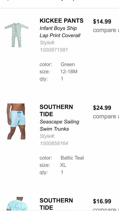 Get ya man’s southern tide for a steal 