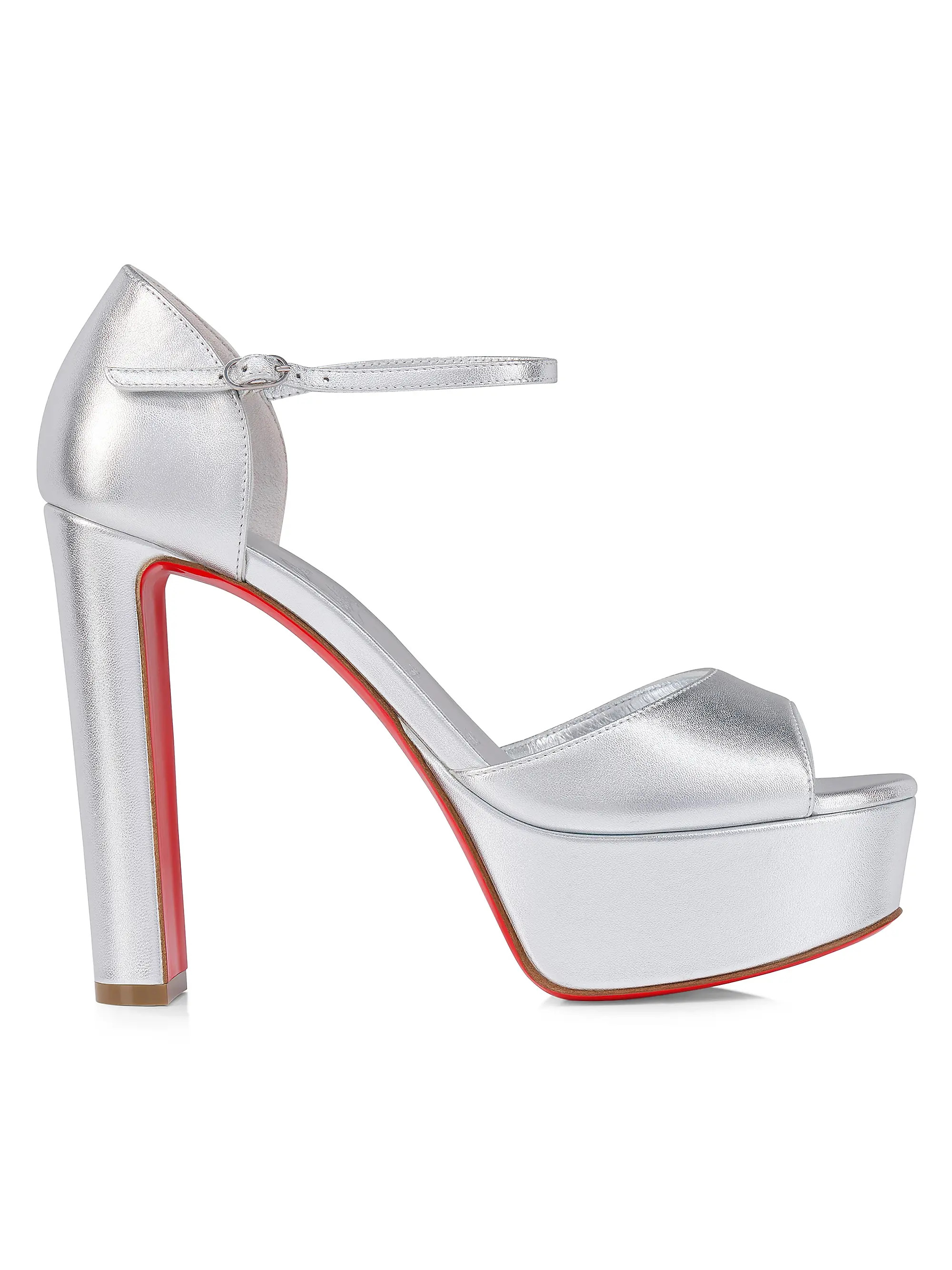 Sandaloo 130MM Leather Sandals | Saks Fifth Avenue