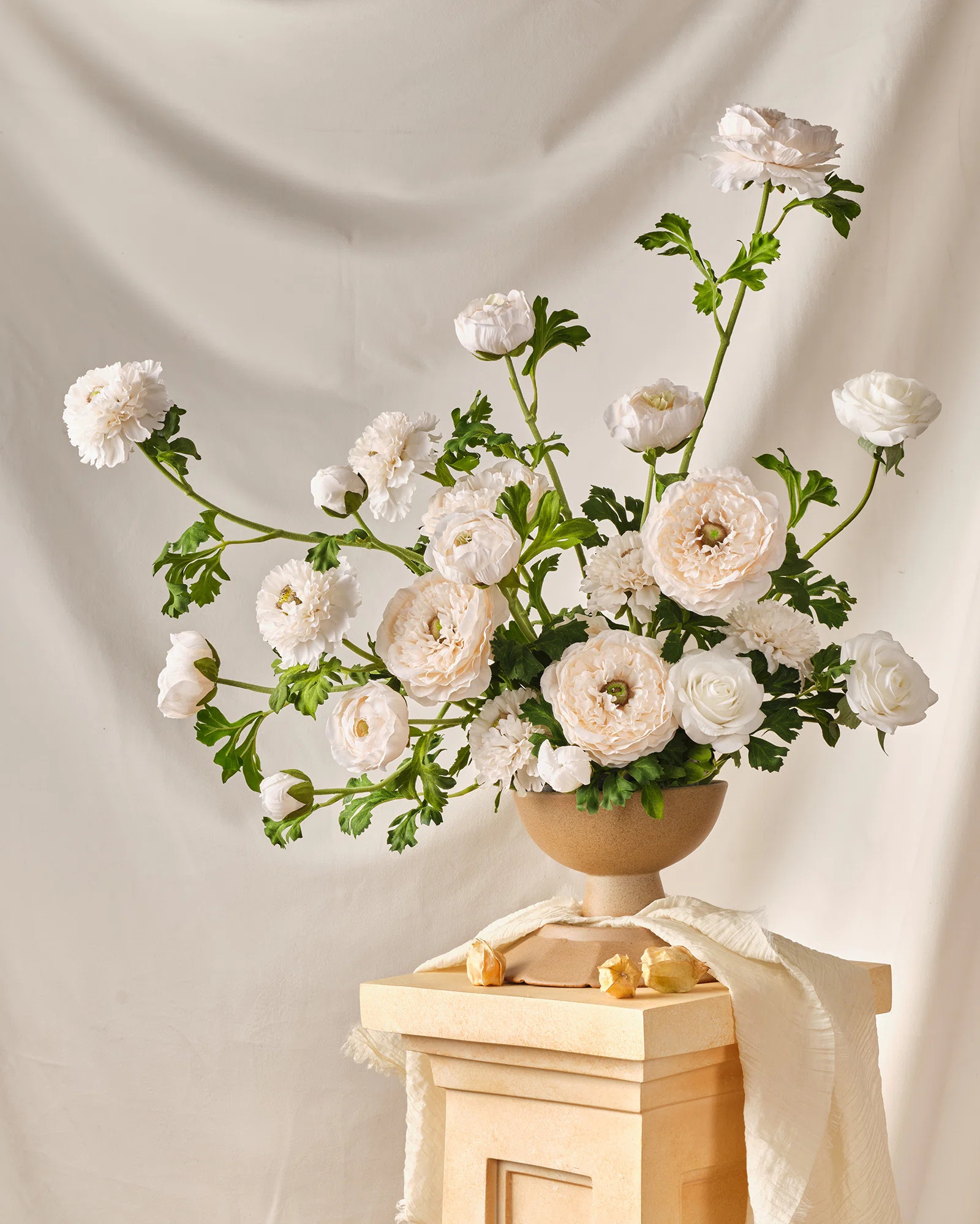 15" Artificial Ranunculus Flowers Stems (Set of 24) | Wayfair North America