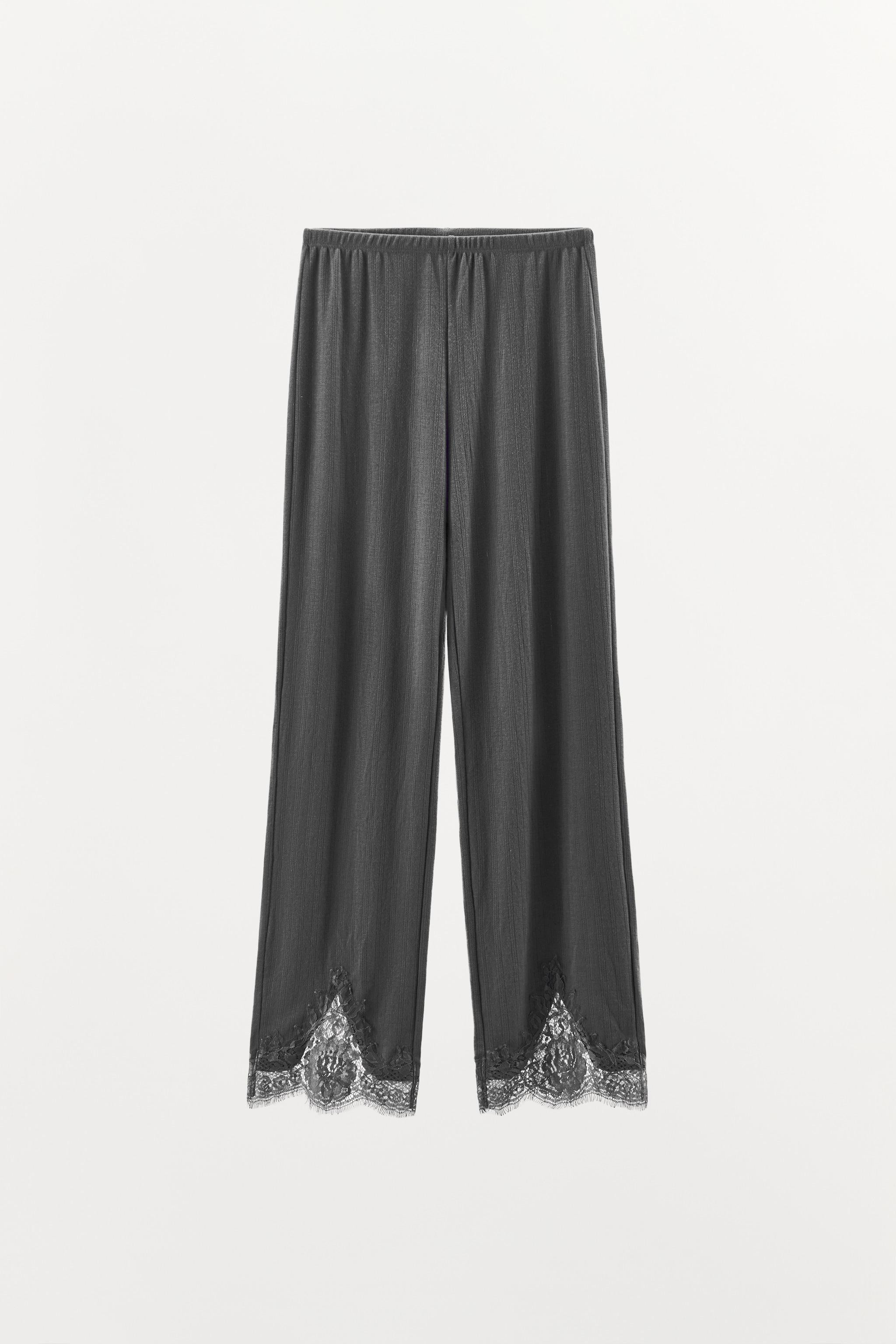 POINTELLE LACE TROUSERS | Zara UK
