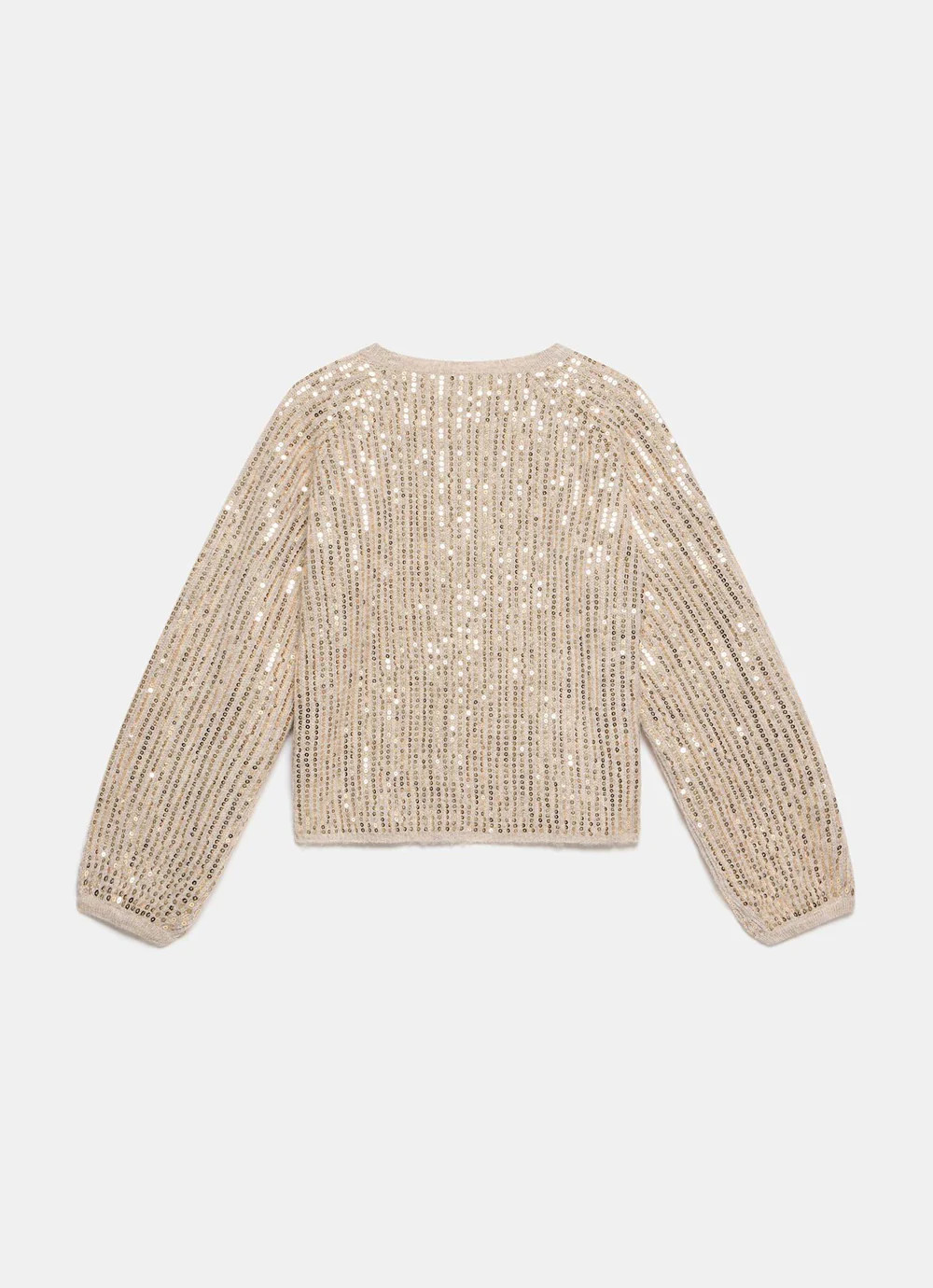 Neutral Sequin Embellished Jumper | Mint Velvet