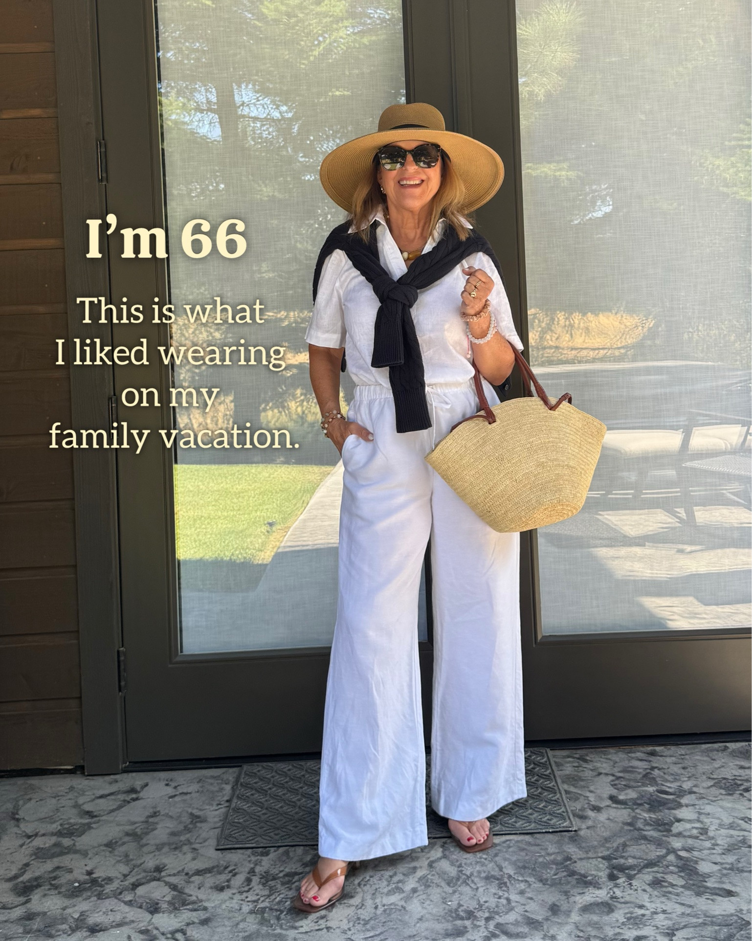 This is what I liked wearing on my family vacation.  

We started our vacation at Chelam & Wapato Point, WA, but due to smoke from the fires, we finished it at Suncadia in Cle Elum.  
Luckily, the outfits I planned worked for both locations, and we all had a great time.  

This Eric Javitts hat was the best accessory I packed.  It has a wide brim, is packable, and stays put even in the wind. It gave the best sun protection (at this time, it’s on sale).

#LTKTravel #LTKOver40 #LTKSaleAlert