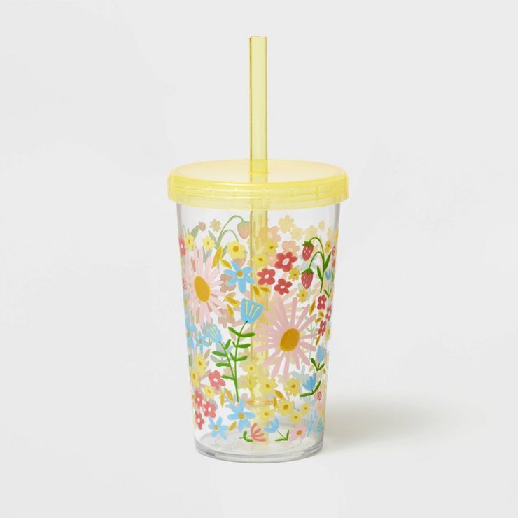 12oz Plastic Cup with Straw - Spritz™ | Target