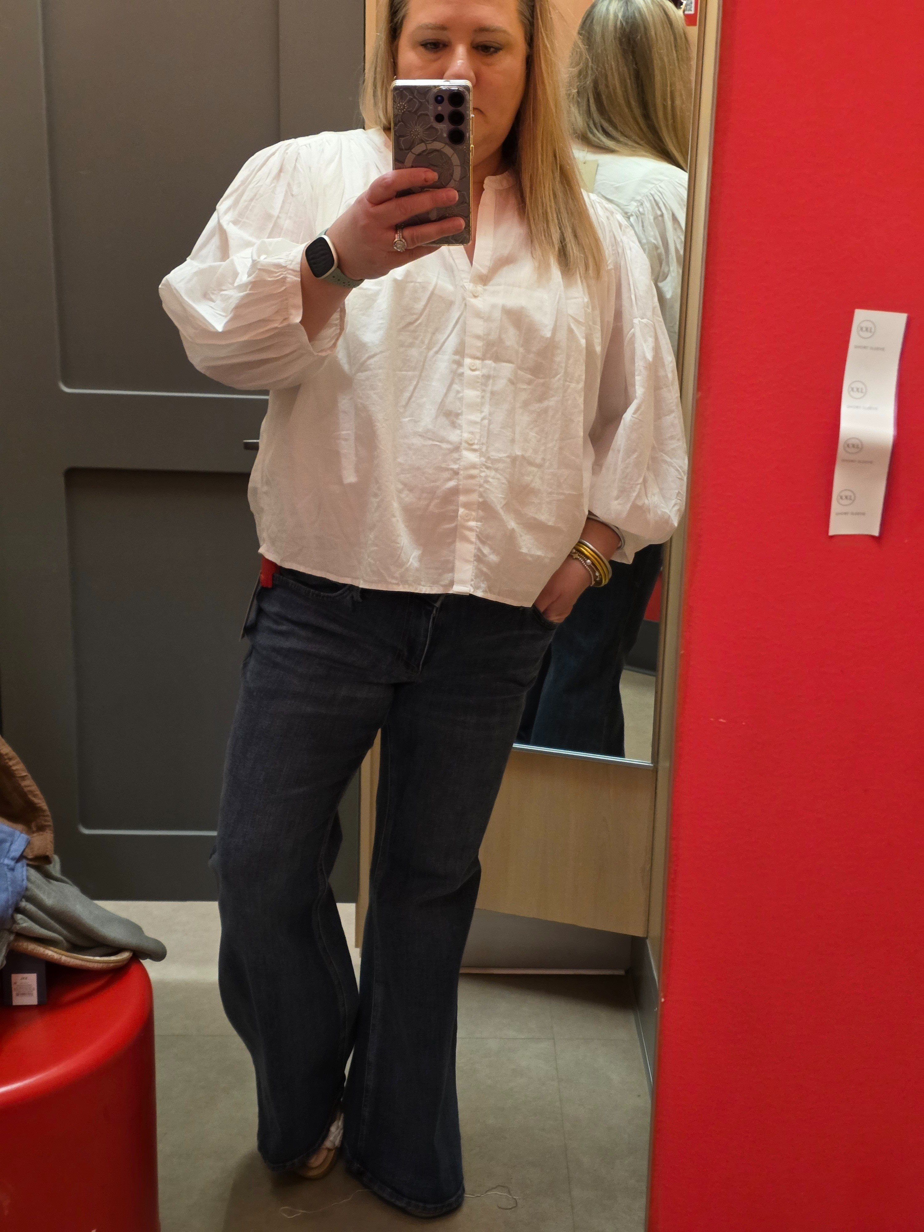 Target does it again, this white top with bubble sleeves is sure to be my go to top this summer and the stretchy jeans are perfection. 

#LTKOver40 #LTKMidsize #LTKmomlife