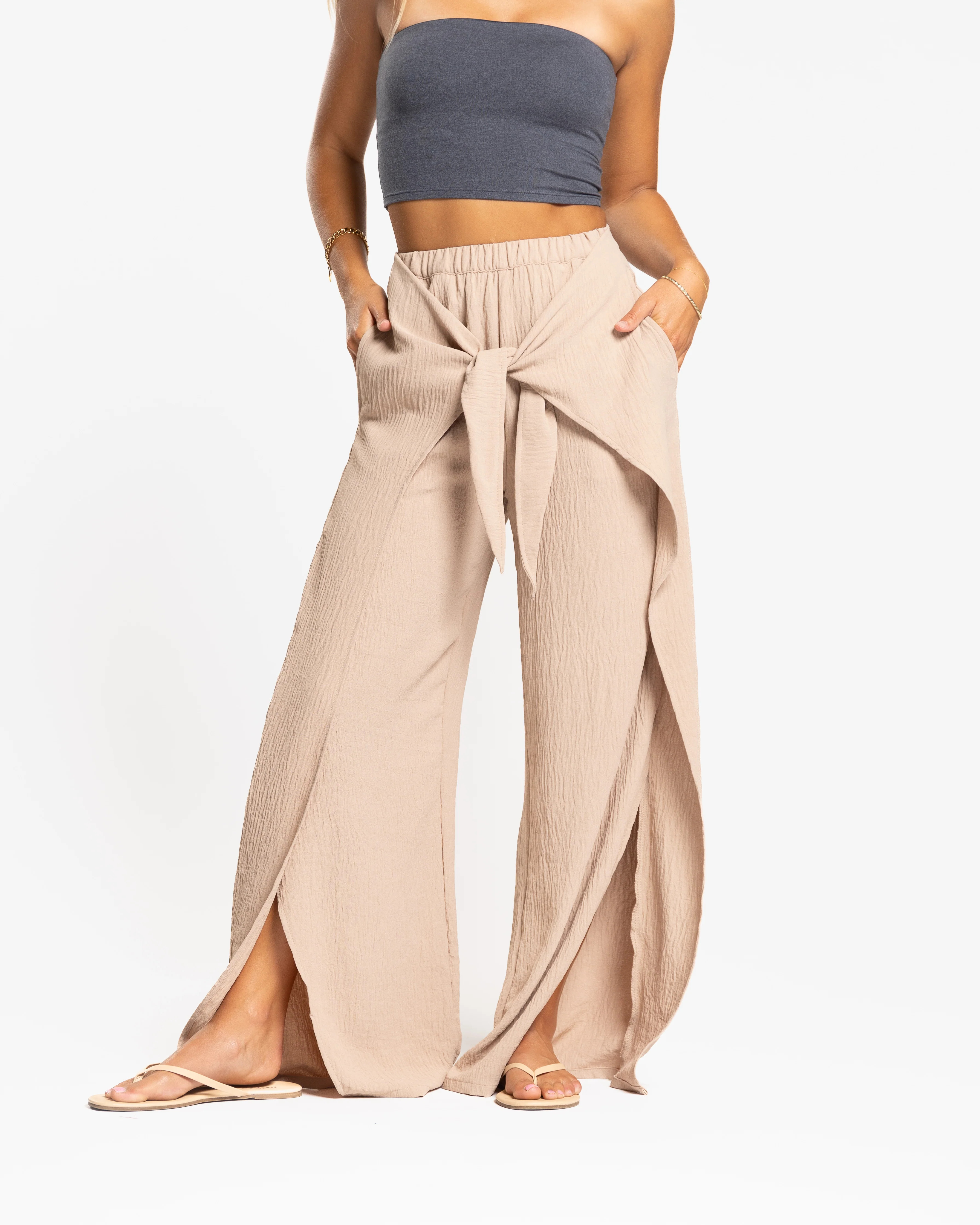 Resort Tie Front Pant | P'tula