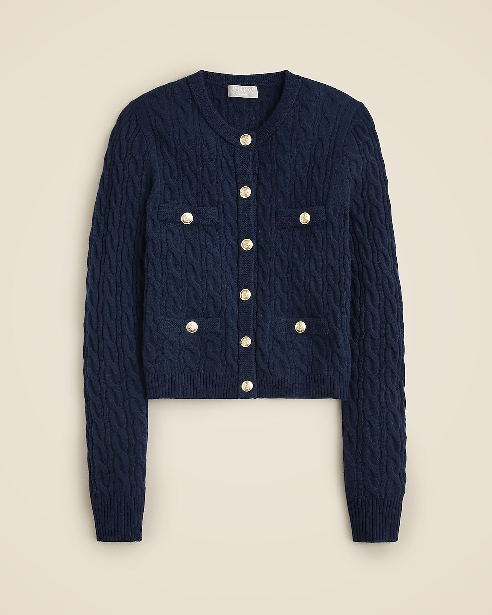 Cashmere cable-knit cardigan sweater | J. Crew US