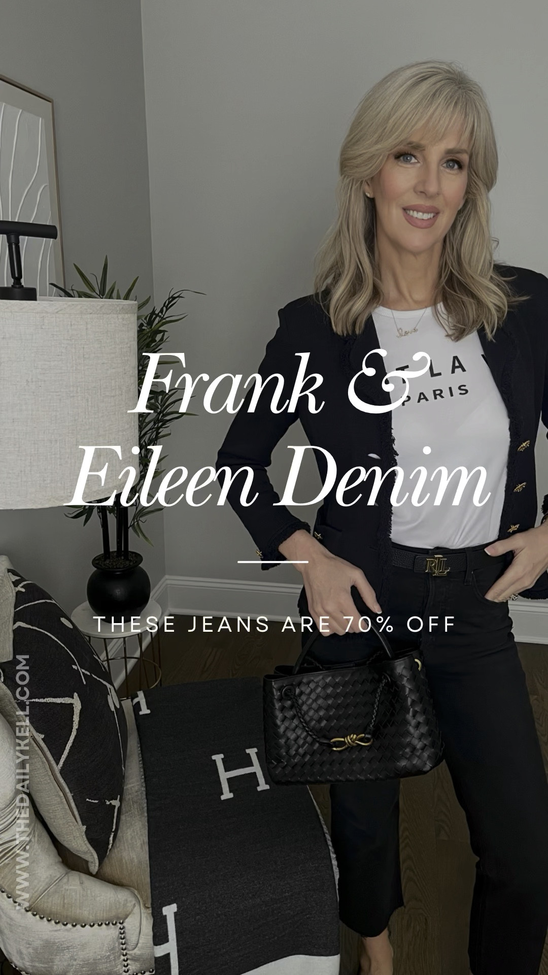 Frank and Eileen jeans for the win.  Quality fabric, easy styling, cropped flare denim.  These are perfect for all year wear.  Great addition to a capsule wardrobe.  

Go check them out while they are on sale.  Wearing the 1995 wash in a 29.  I sized up one size because there is a tiny bit of stretch but not a ton.   Perfect fit.  

#LTKfindsunder100 #LTKover40 #LTKsalealert
