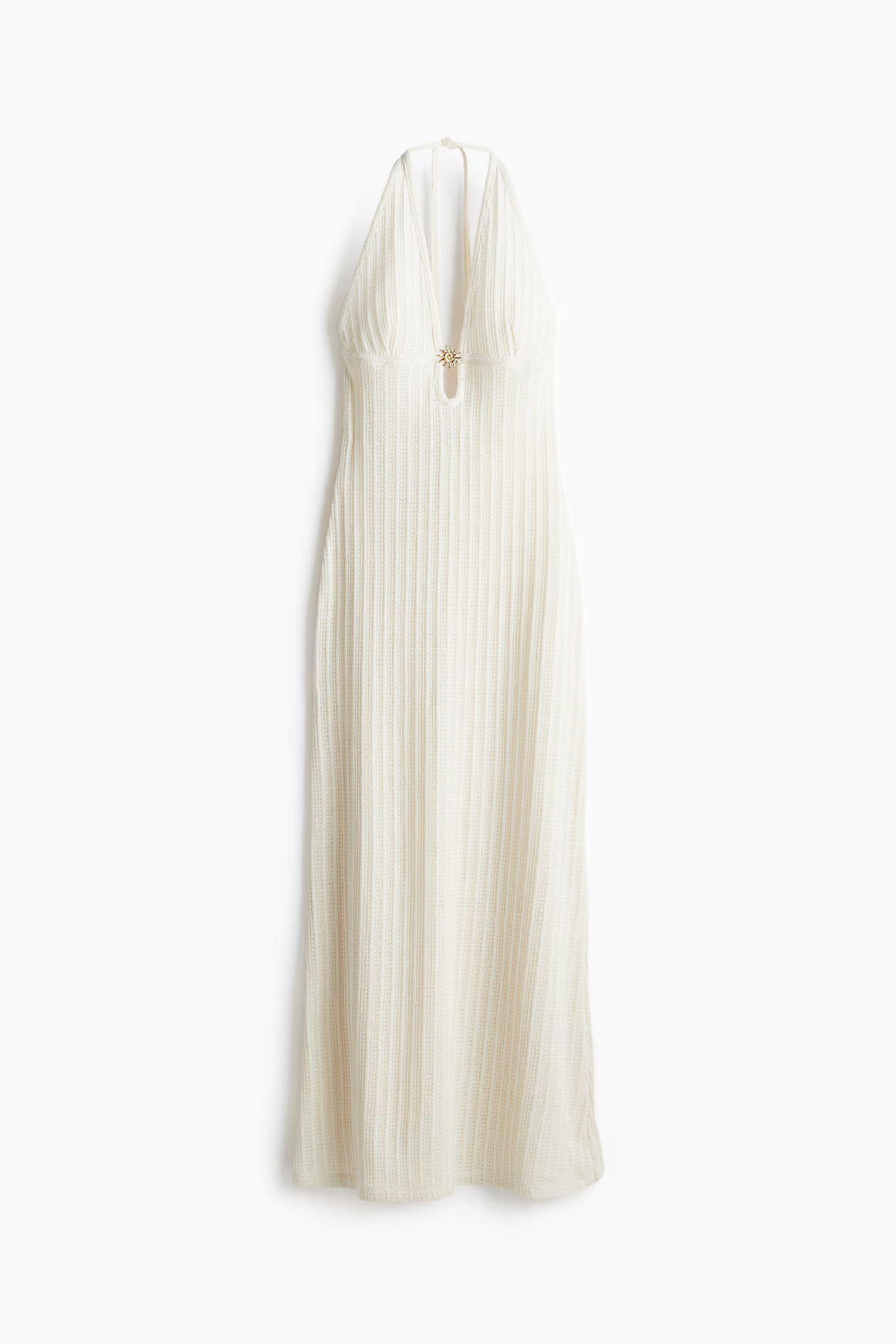 Embellished pointelle-knit dress | H&M (UK, MY, IN, SG, PH, TW, HK)