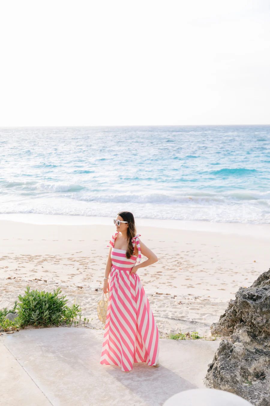 Megan Stripe Maxi Dress | Sail to Sable