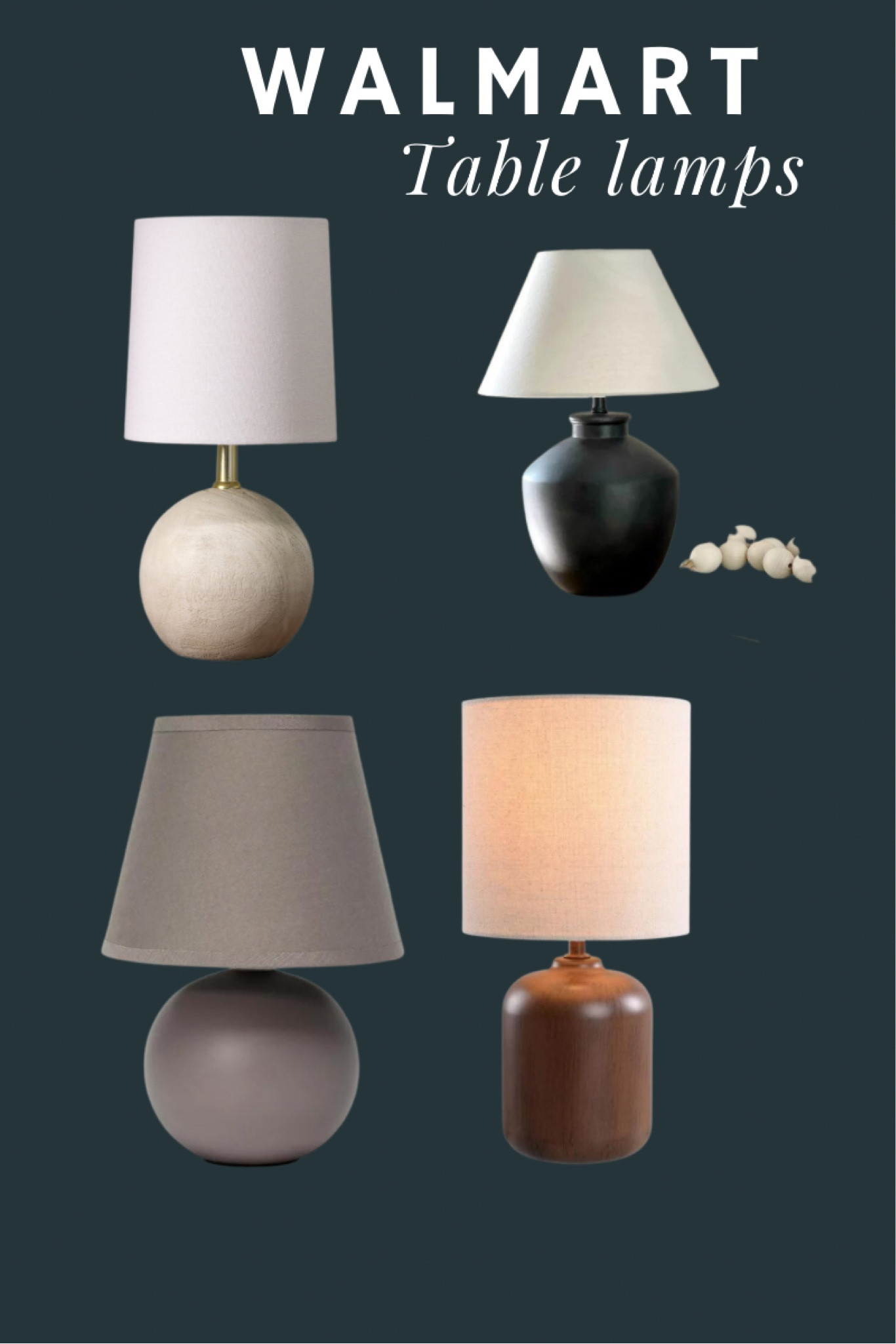Table lamps under $50. Walmart neutral finds.

#LTKhome #LTKstyletip #LTKfindsunder50