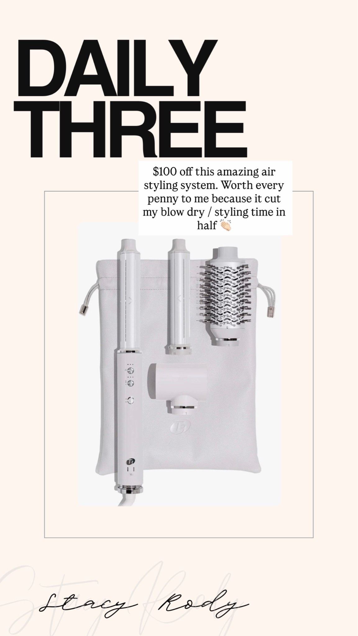 Blow dry air styler I love 
It cuts styling & drying time if half 
$100 off on the NSale

#LTKSaleAlert #LTKselfcare #LTKBeauty