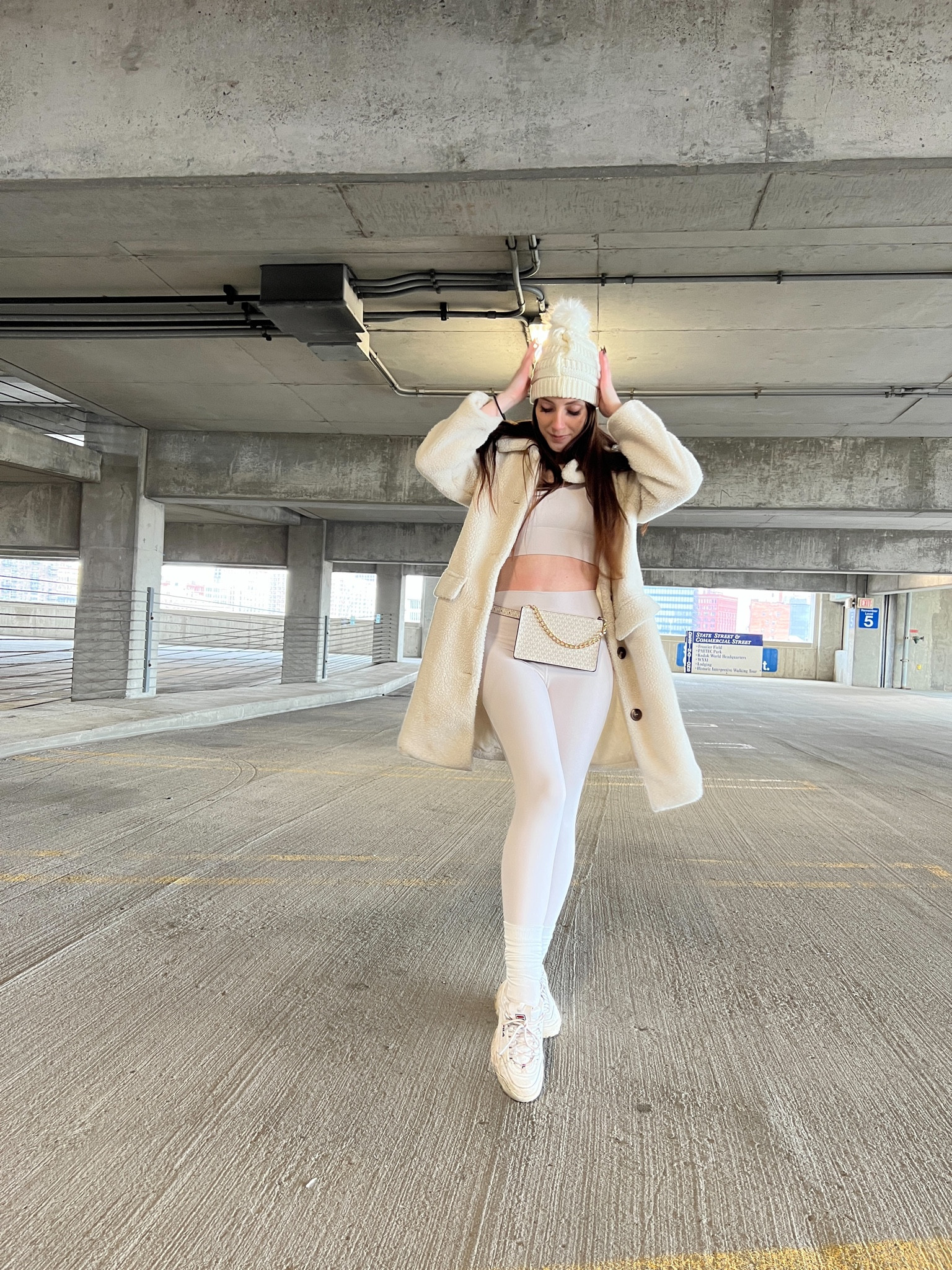 Monochrome outfit using cream/off white tones! #LTKusa

#LTKstyletip #LTKfit