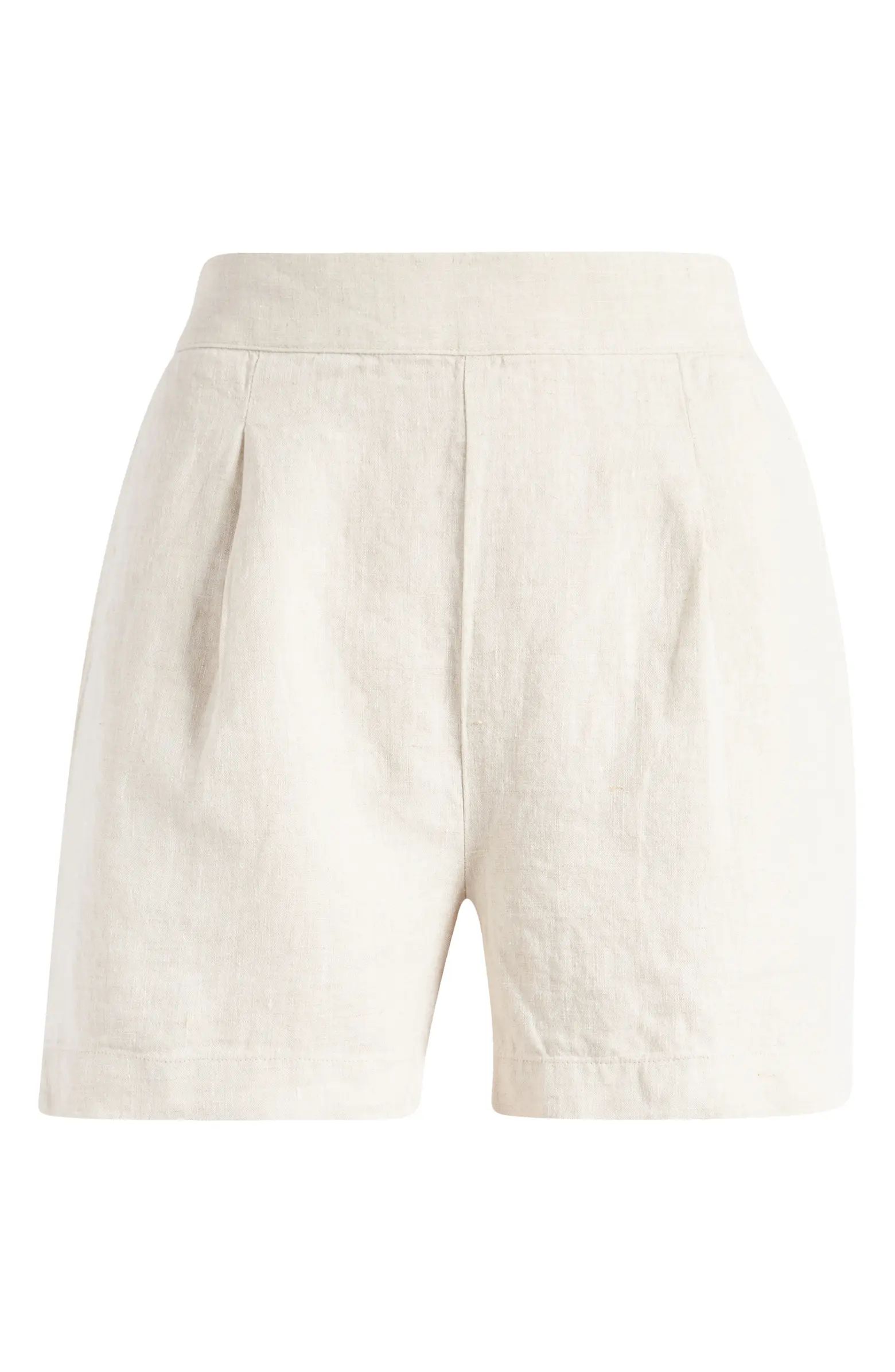 Clean Linen Pull-On Shorts | Nordstrom