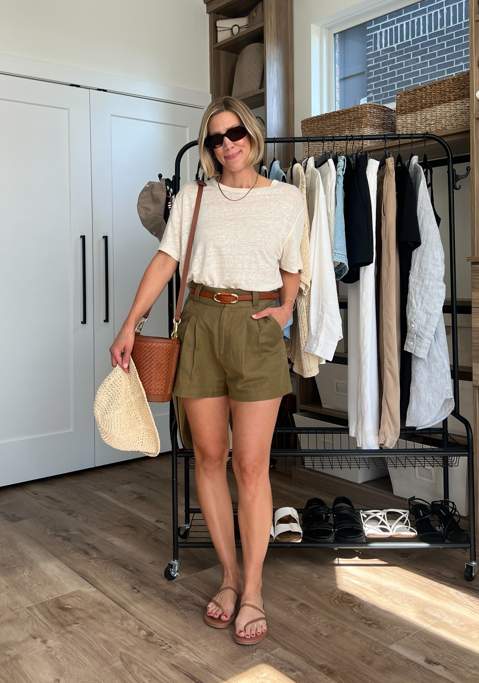 Wearing 2 shorts, small tee (code: LINDSEY15), small belt, sandals tts 

#LTKStyleTip #LTKFindsUnder100 #LTKFindsUnder50