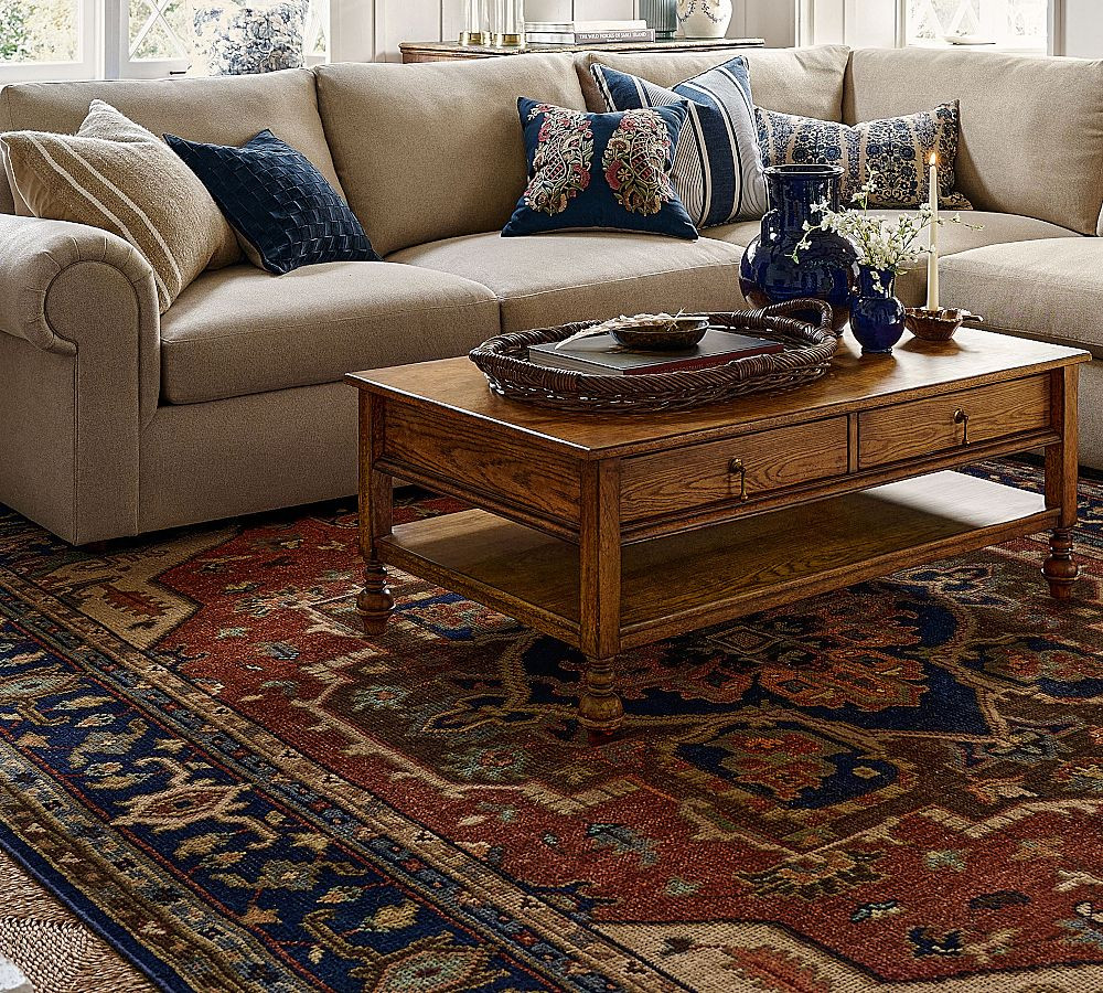 Greenwich Hand-Knotted Wool Rug | Pottery Barn (US)