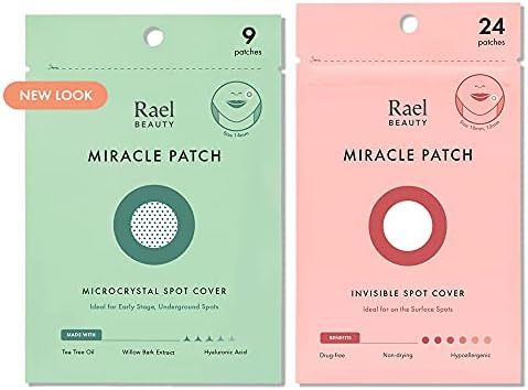 Rael Acne Healing Patch Duo - Absorbing Cover, Invisible, Blemish Spot, Hydrocolloid, Facial Stic... | Amazon (US)