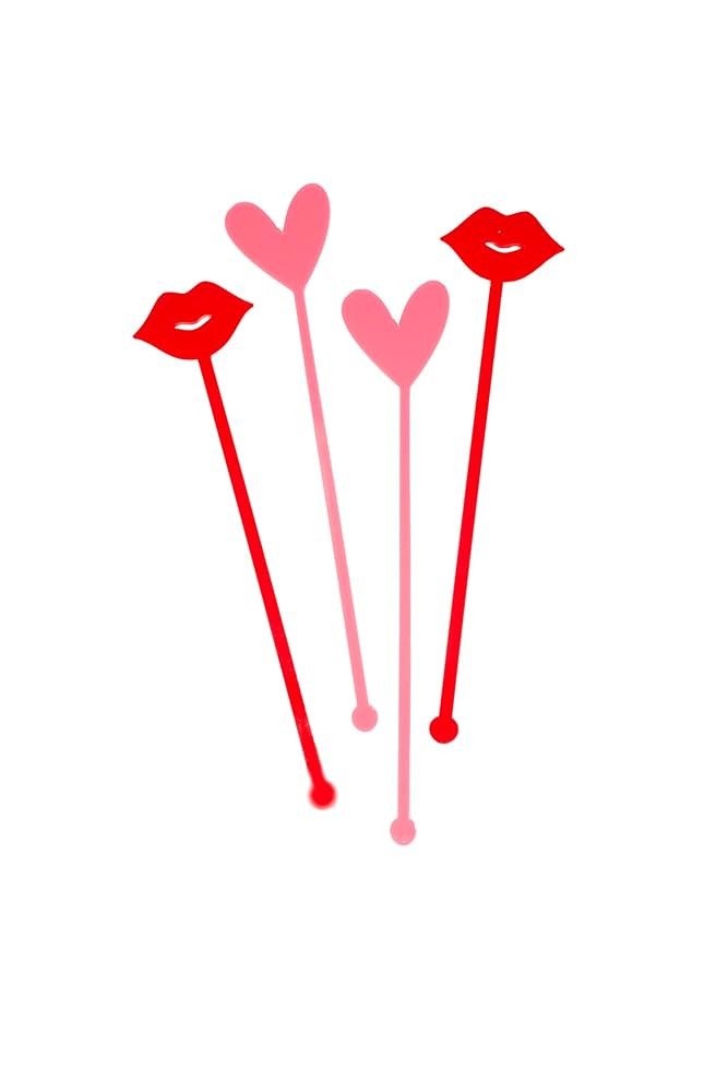 valentines day drink stirrers, Galentins drink stirrer, valentine decor, galentine decor, vday de... | Amazon (US)