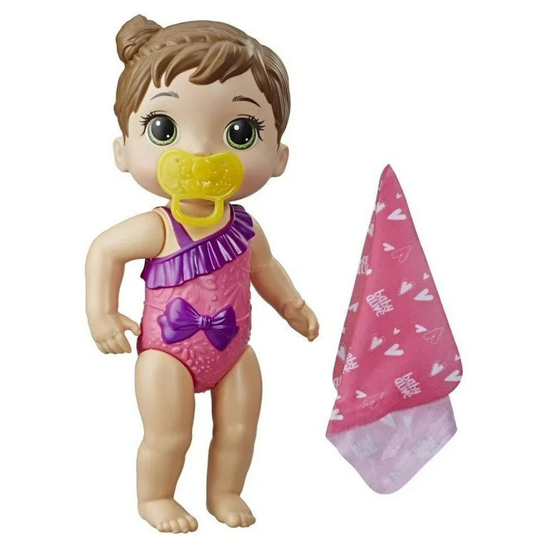 Baby Alive Splash 'n Snuggle Baby Blonde Hair Doll For Water Play, With Accessories, Toy for Kids... | Walmart (US)