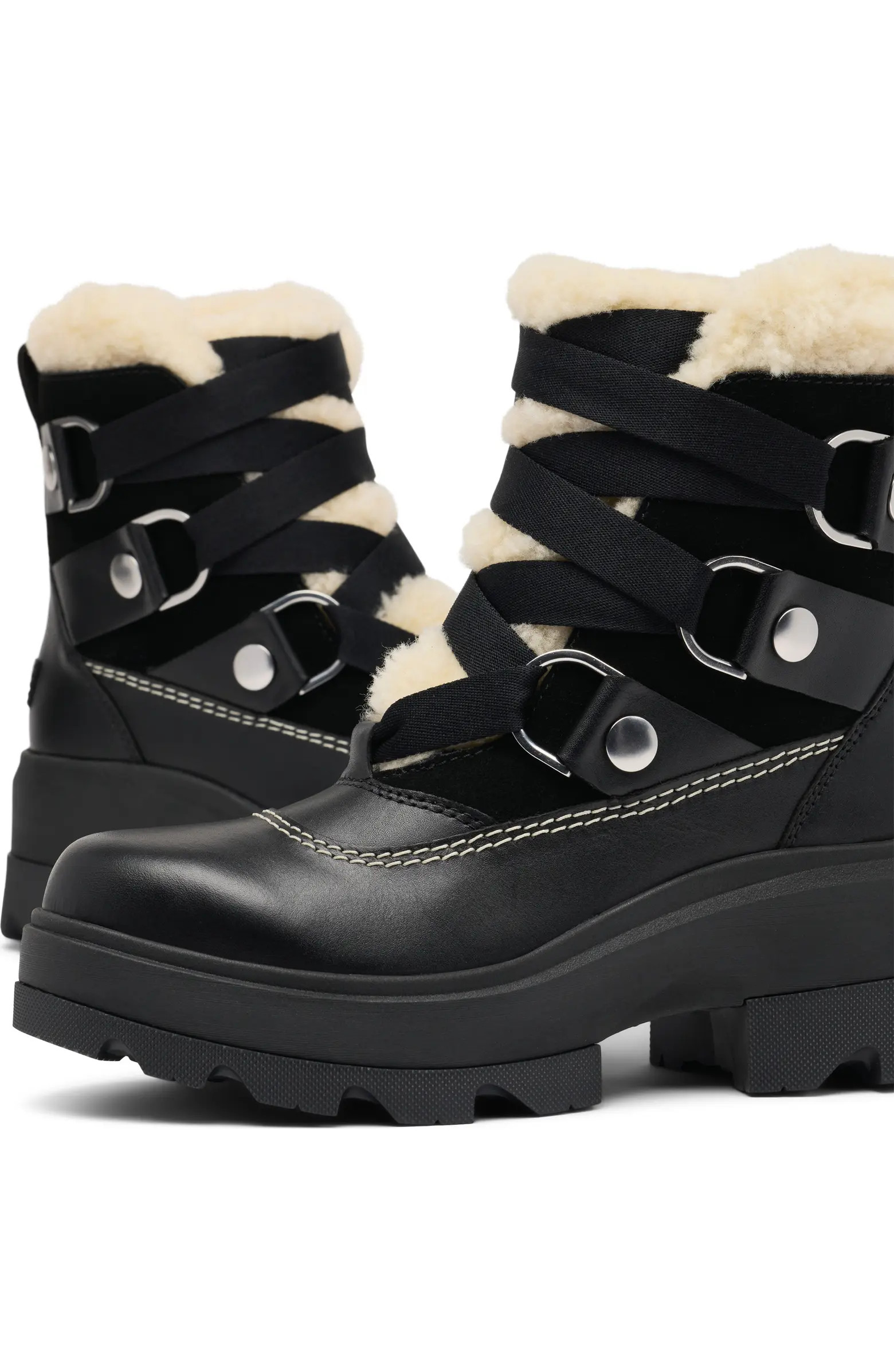 Joan FRWD Cozy Genuine Shearling Trim Waterproof Boot (Women) | Nordstrom