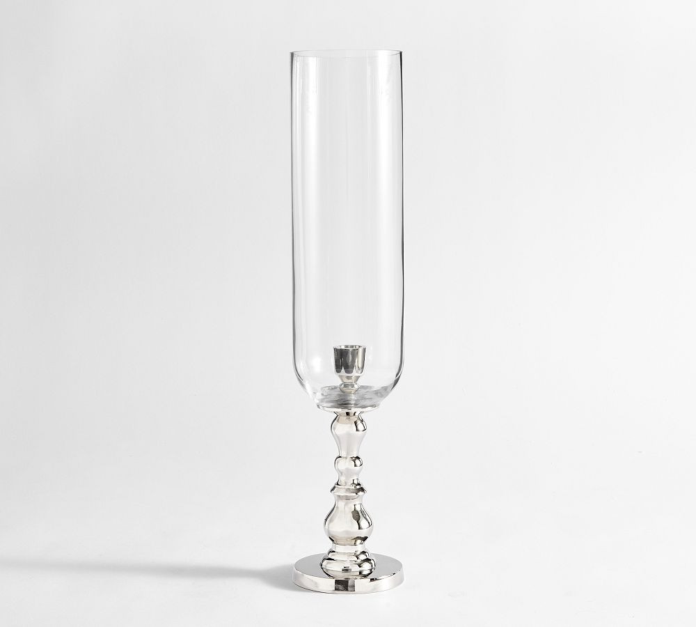 Napa Brass Hurricane Candle Holder | Pottery Barn (US)