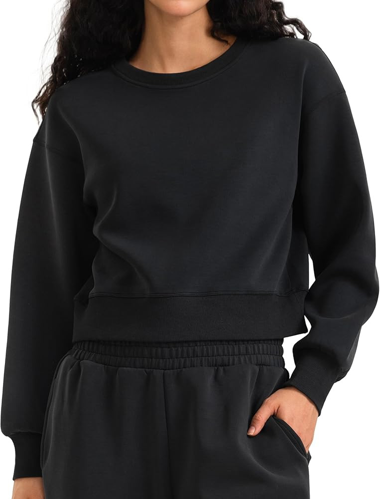 Colorfulkoala Velvra Modal Fleece Lined Pullover - Women's Soft & Warm Lounge Sweatshirt, Stylish... | Amazon (US)