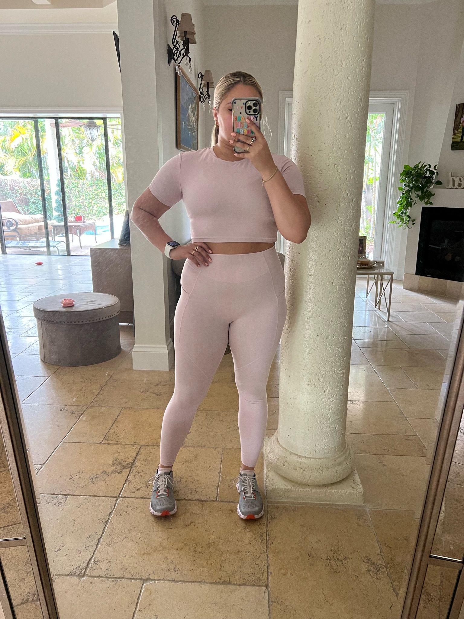 The perfect fitness outfit for the girly girls💖 This Whitney Simmons x Gymshark set is buttery soft and fits like a dream. #gymshark #whitney #whitneysimmons #pink #gymfit #gymgirl #fitness #leggings #croptop

#LTKfit #LTKshoecrush