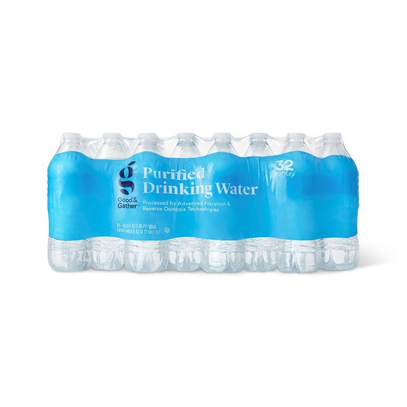 Purified Water - 32pk/16.9 fl oz Bottles - Good & Gather™ | Target
