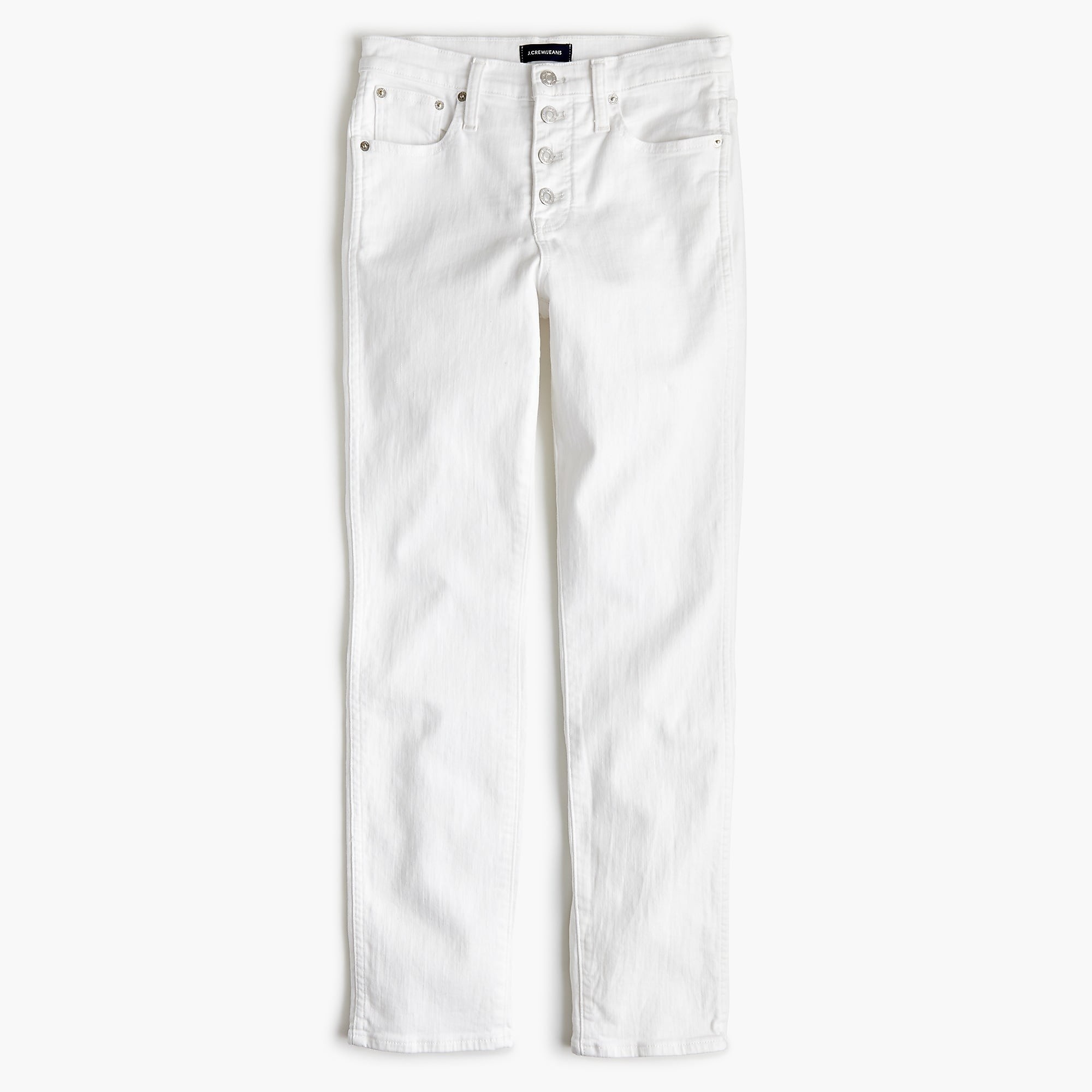 10" vintage straight jean in white with button fly | J. Crew US