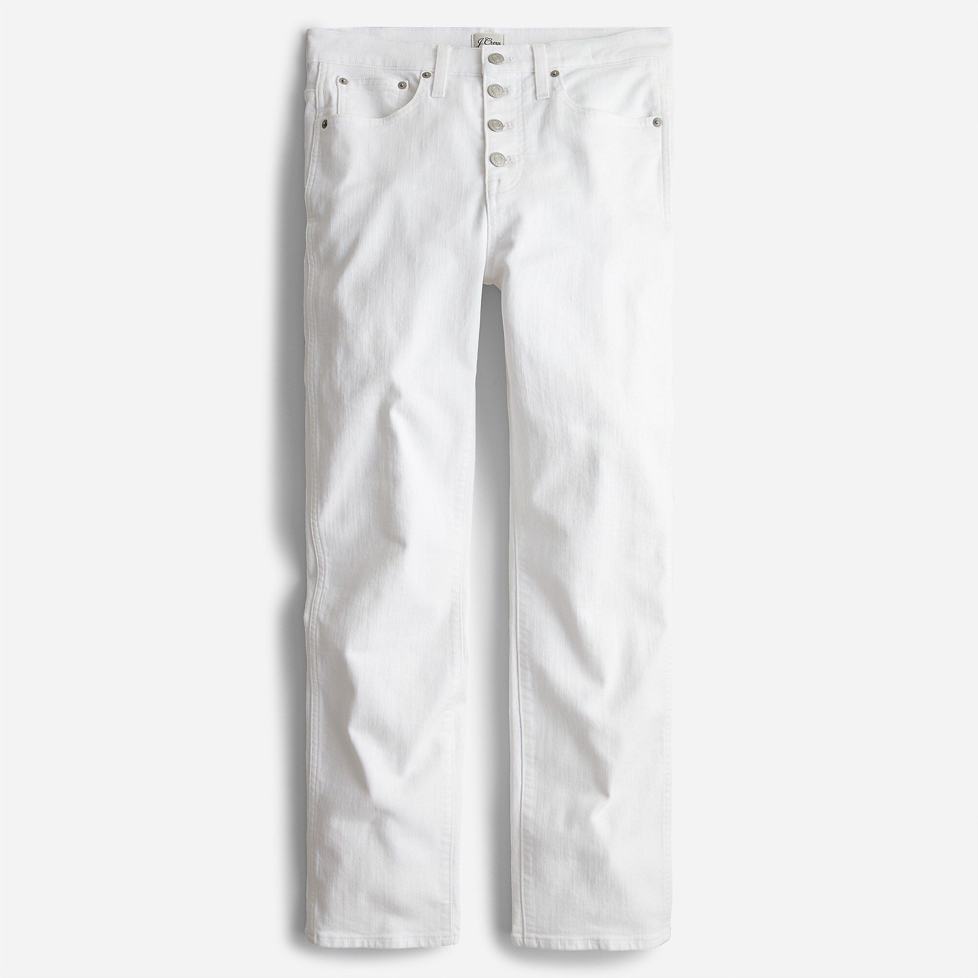 10" vintage straight jean in white with button fly | J.Crew US