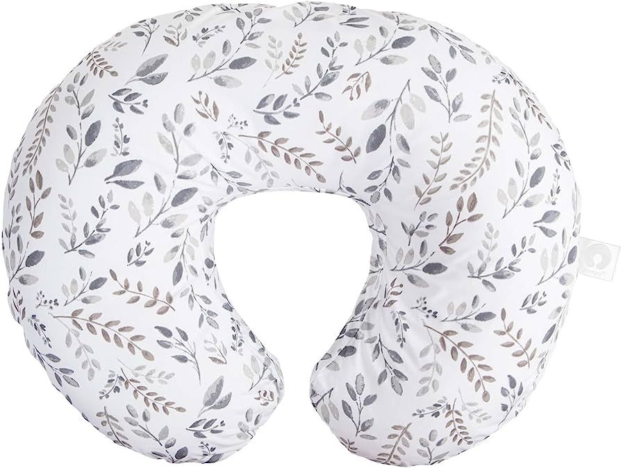 Boppy Original Nursing Support, FKA Boppy Nursing Pillow, Gray Taupe Leaves, Ergonomic Breastfeed... | Amazon (US)