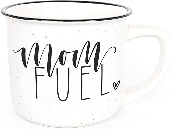 Mom Mug with Stylish Gift Box - Mom Fuel Novelty Gifts for Mom by June & Lucy - Cute Large Campin... | Amazon (US)