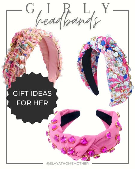 Gift ideas for her 😍 these gem headbands and pearl headbands are gorgeous accessories that make perfect stocking stuffers or gifts for her!

🎄💕✨

#LTKfindsunder50 #LTKsalealert #LTKGiftGuide