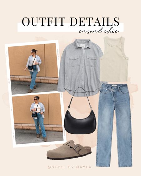 Casual fall outfit - aerie waffle shirt, cropped tank top, Abercrombie 90s straight leg jeans, Amazon black shoulder bag, Amazon look for less Birkenstock inspired clogs

Midsize fashion, fall outfits, everyday fall fashion


#LTKstyletip #LTKmidsize #LTKSeasonal