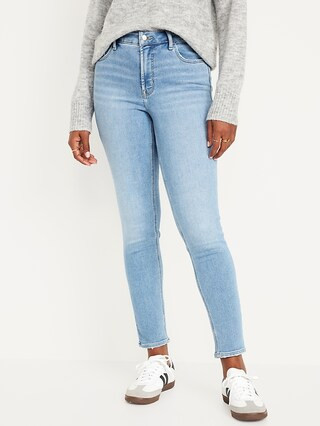 High-Waisted Rockstar Super-Skinny Built-In Warm Jeans for Women | Old Navy (US)