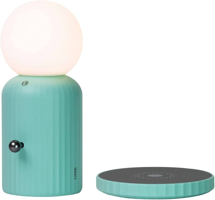 Skittle Lamp Ball Table Lamp with Charging Pad - Bedside Lamp Nightstand Lamp Home Decor Lamp for... | Amazon (US)